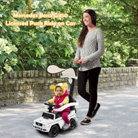 3-in-1 Licensed Mercedes Benz Ride on Push Car