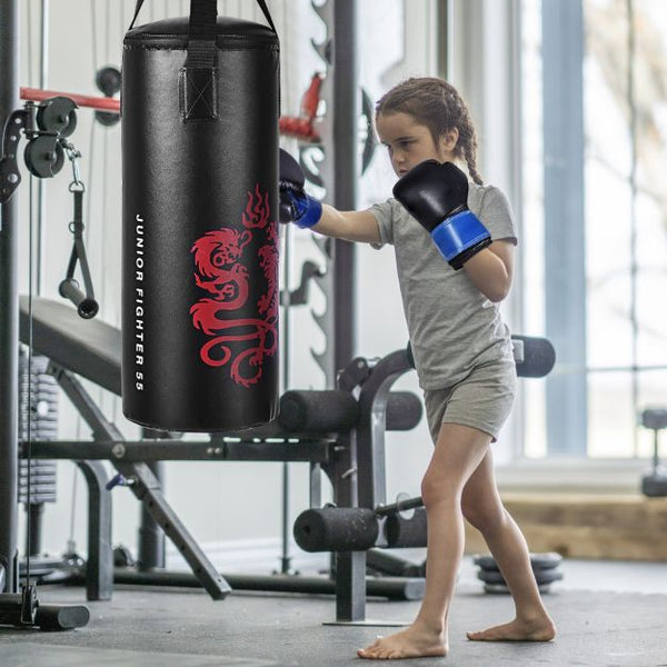 5 Pieces Kids Punching Bag Set with Boxing Gloves and Skipping Rope