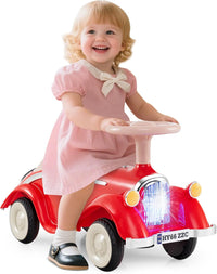Toddler Ride on Toy, Classic Foot to Floor Kid Sliding Car with Steering Wheel
