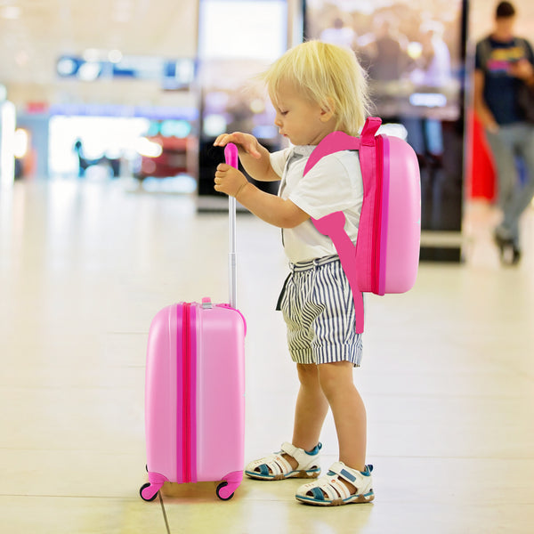 2 PCS Carry-on Luggage Set W/Spinner Wheels