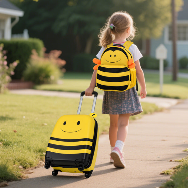 2 PCS Kids Luggage Set on Wheels