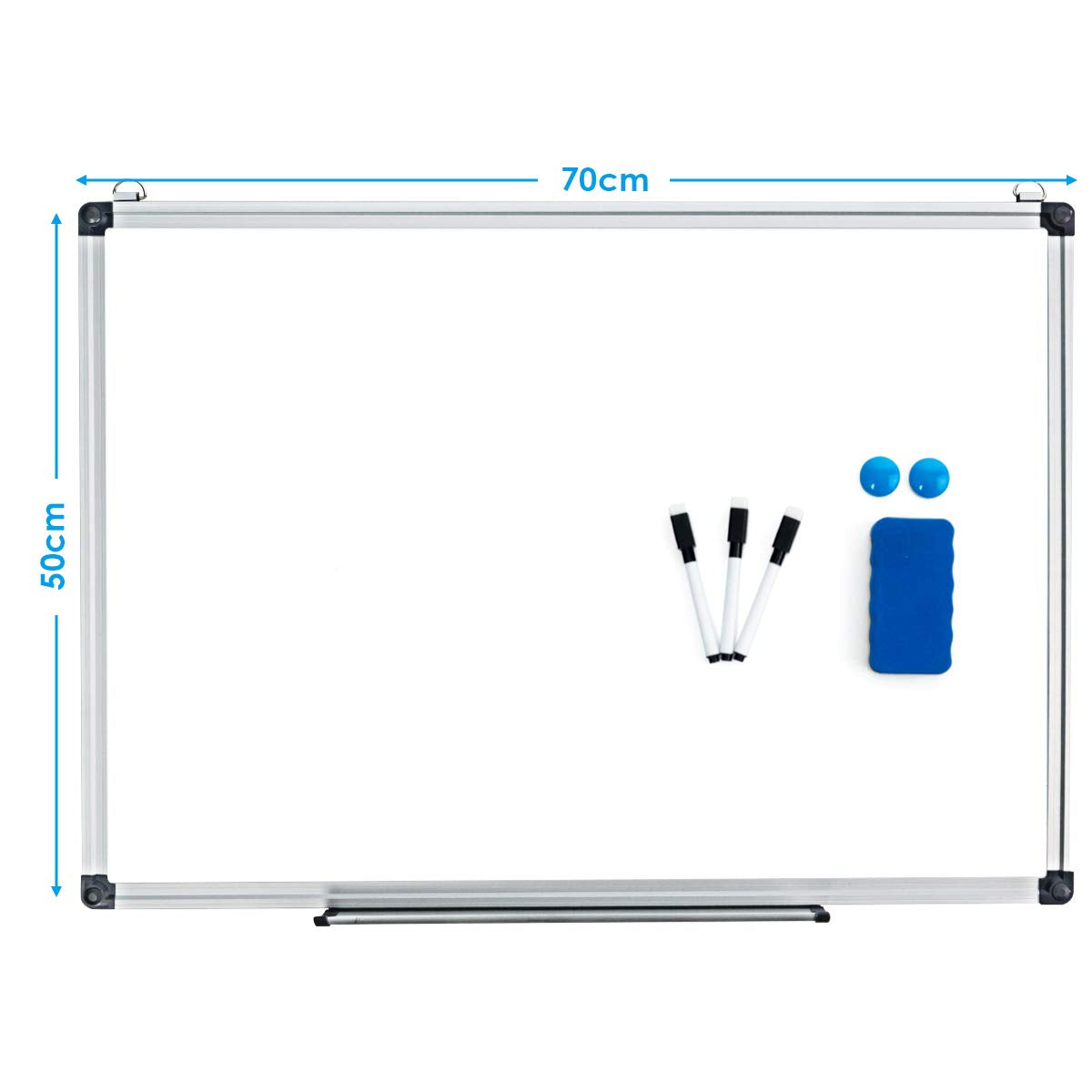 Giantex Dry Erase Board, Wall Mounted Board with Detachable Tray