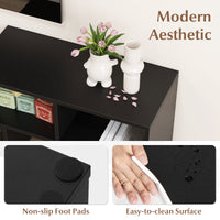 Giantex 3 Pieces Adjustable TV Console Stand