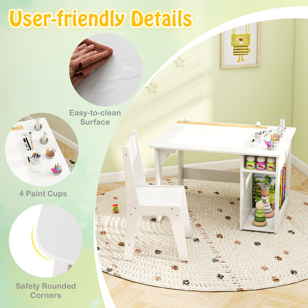 Kid’s Art Table & Chair Set