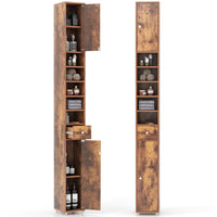 Giantex Slim Bathroom Tall Cabinet