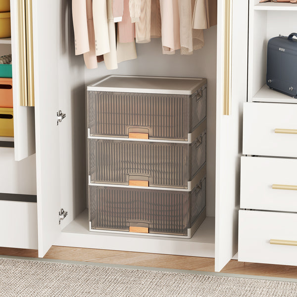 3-Tier Foldable Shoe Rack Organizer