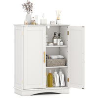 Bathroom Floor Storage Cabinet, 80cm Freestanding Cupboard Buffet Cabinet
