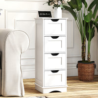 Bathroom Storage Cabinet with 4 Drawers
