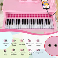37-Key Piano Keyboard Toy, Electronic Musical Instrument