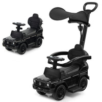 3-in-1 Licensed Mercedes Benz Ride on Push Car