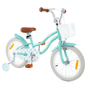 Kids Bike, 14 16 18 Inch Boys Girls Bike for 3-8 Years w/Training Wheels