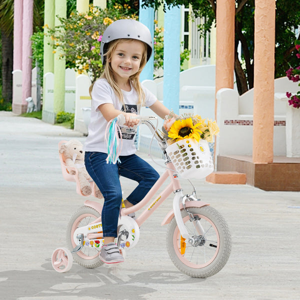 30 cm Children Training Bicycle w/ Doll Seat