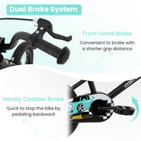 14/16/18-Inch Children Bicycle with Removable Training Wheels