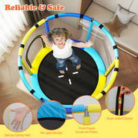 55" Kids Trampoline, Toddler Trampoline with Hammock
