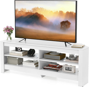 Corner TV Stand with Power Outlet