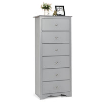Giantex Chest of 6 Drawers, Free Standing Storage Cabinet - GiantexAU