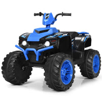 12V Electric Kids Quad ATV Ride on Car with Music and Bright LED Lights