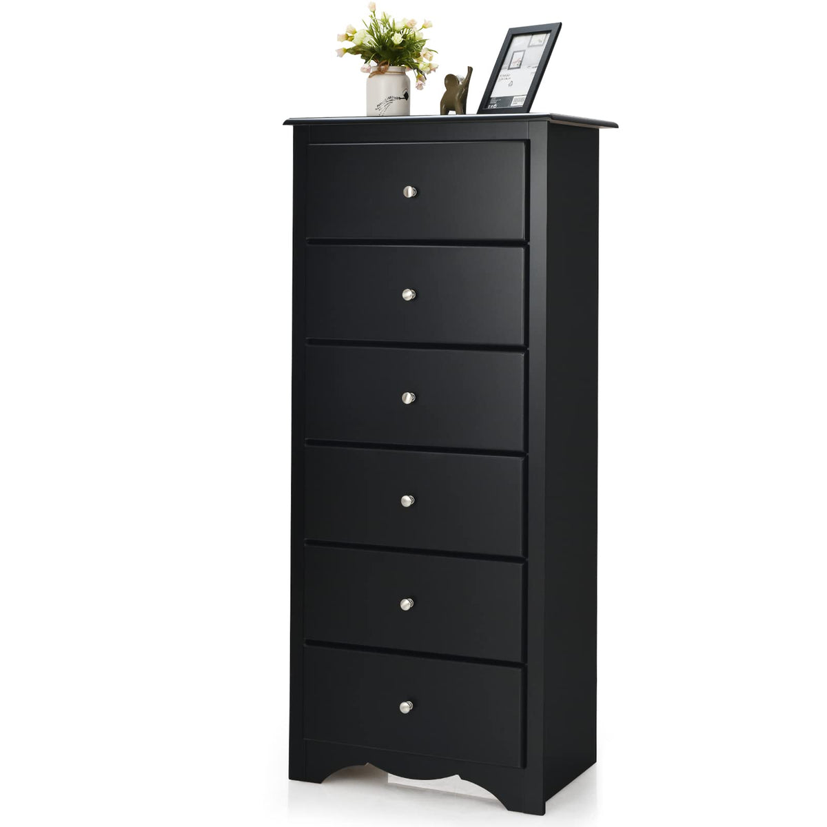 Giantex Chest of 6 Drawers, Free Standing Storage Cabinet - GiantexAU