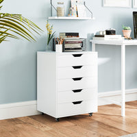 5-Drawer Chest of Drawers, Wooden Dresser Chest - GiantexAU