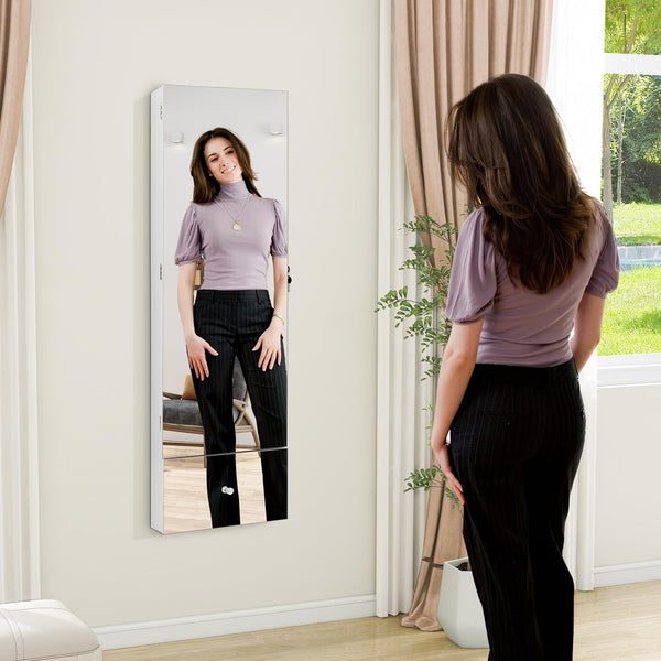 Giantex 120cm LED Jewelry Mirror Cabinet