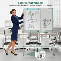 90 x 120 cm Mobile Magnetic Whiteboard