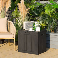 Deck Box, 118L Outdoor Storage Box for Patio Tools, Cushions, Garden Supplies