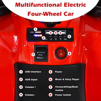 6V Battery Powered ATV with 4 Anti-skid Wheels Music Player