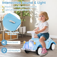 Toddler Ride on Toy, Classic Foot to Floor Kid Sliding Car with Steering Wheel