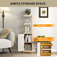 Giantex Bathroom Floor Cabinet, Narrow Freestanding Storage Cabinet with Door