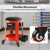 150 kg Capacity Workshop Creeper Seat, Rolling Mechanic Stool