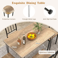 Giantex 5-Piece Dining Table Set for Small Space for Home Restaurant