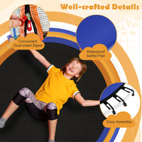 Giantex 48'' Trampoline for Kids, Toddler Trampoline with Safety Enclosure Net