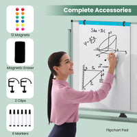 90 x 120 cm Mobile Magnetic Whiteboard