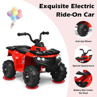 6V Battery Powered ATV with 4 Anti-skid Wheels Music Player