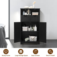 Giantex Bathroom Floor Cabinet, Storage Cabinet, Standing Cupboard for Kitchen