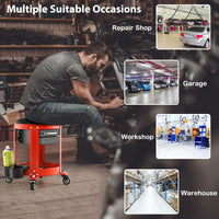 150 kg Capacity Workshop Creeper Seat, Rolling Mechanic Stool