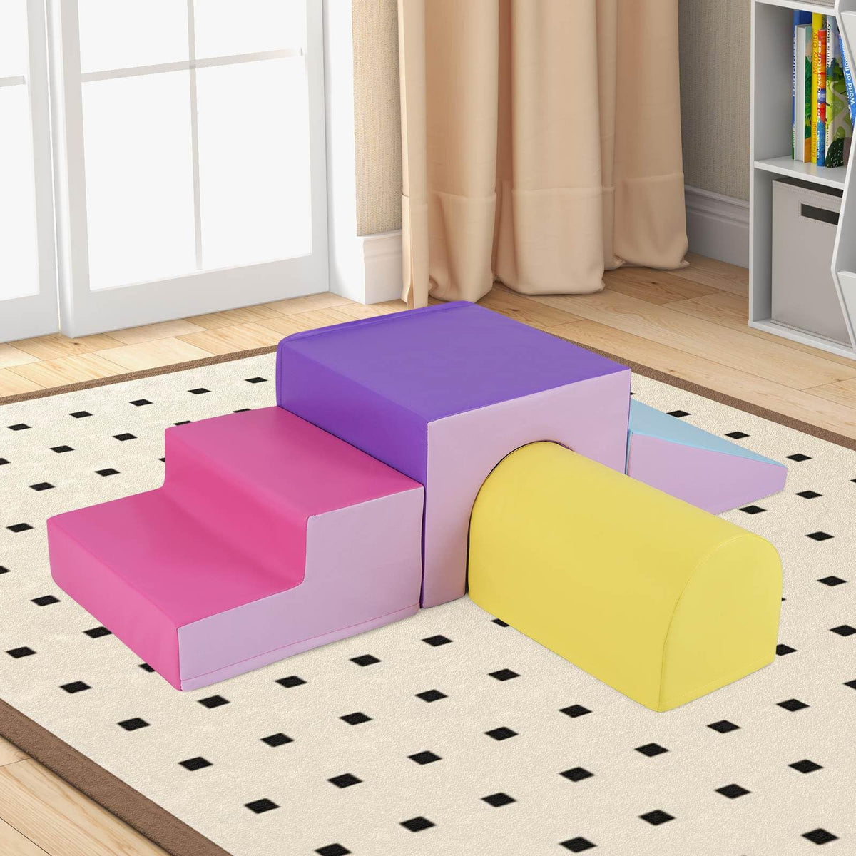 Kids Climb and Crawl Foam Block Play Set - GiantexAU