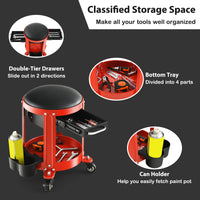 150 kg Capacity Workshop Creeper Seat, Rolling Mechanic Stool