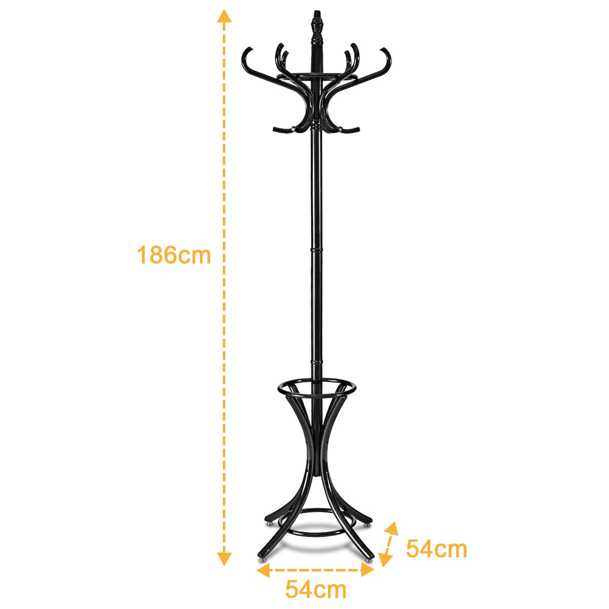 Coat Rack, Free Standing Coat Rack, Solid Wood Coat Tree