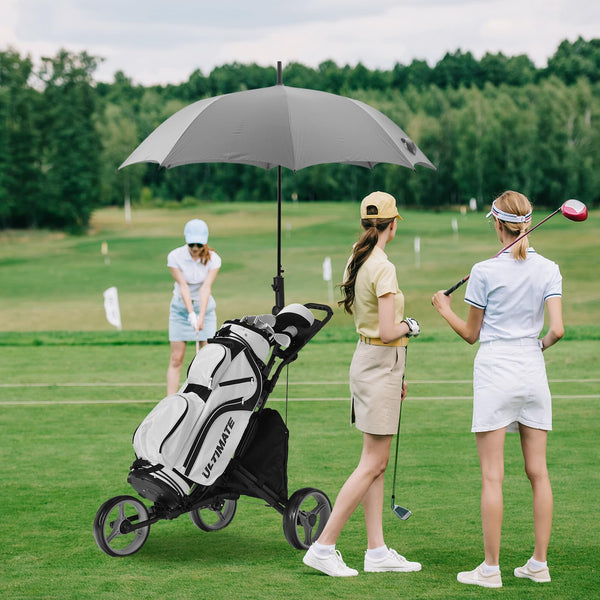 3 Wheel Golf Push Cart, Quick Folding Golf Cart