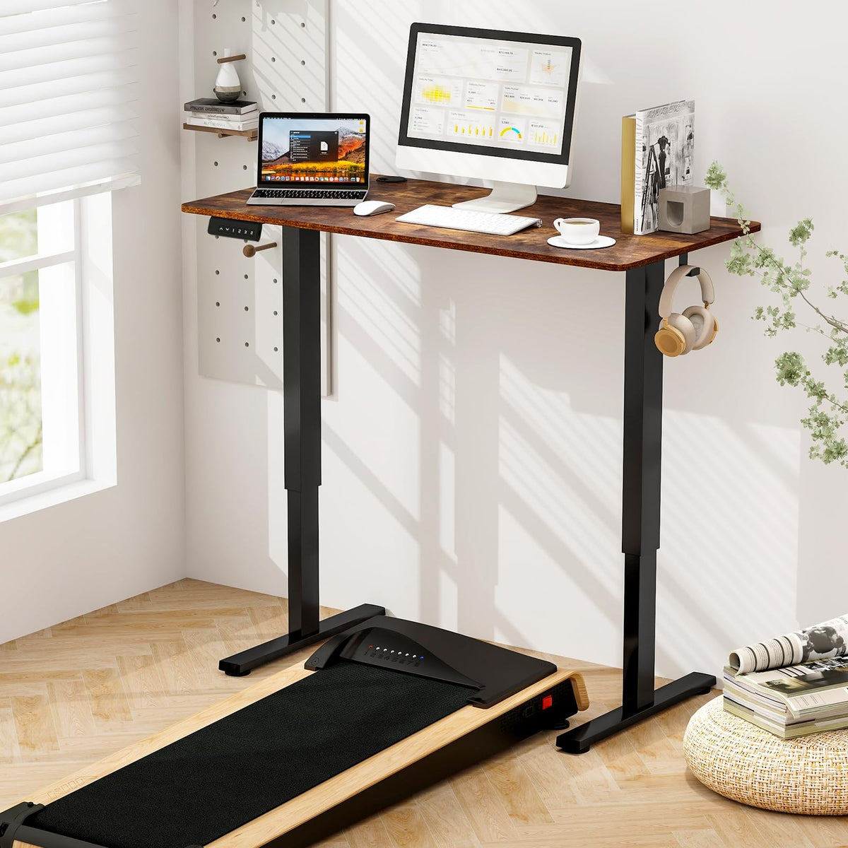 Giantex Electric Standing Desk, 120 x 60 cm Sit Stand Home Office Desk