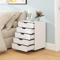 5-Drawer Chest of Drawers, Wooden Dresser Chest - GiantexAU