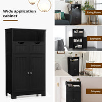 Giantex Bathroom Floor Cabinet, Storage Cabinet, Standing Cupboard for Kitchen
