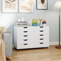 5-Drawer Chest of Drawers, Wooden Dresser Chest - GiantexAU