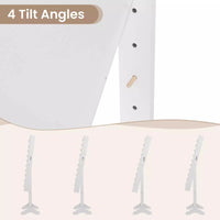 Mirror Jewelry Cabinet Standing Jewelry Armoire Organizer w/ Full Length Mirror