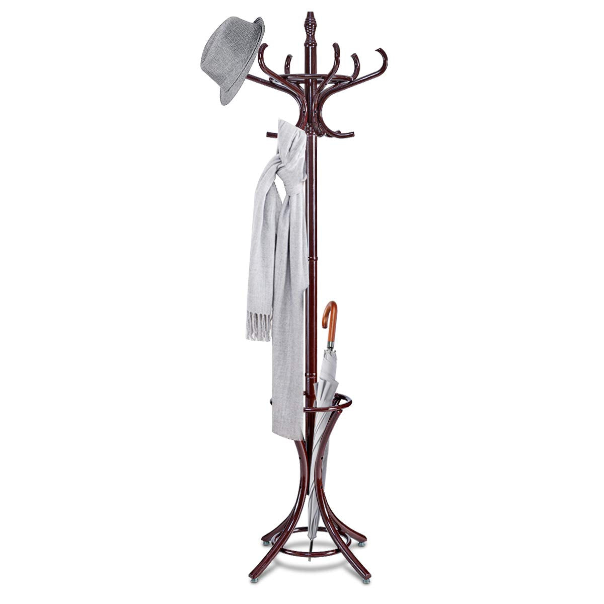 Coat Rack, Free Standing Coat Rack, Solid Wood Coat Tree