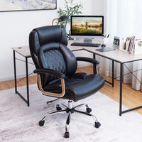 Height Adjustable Executive Office Chair - GiantexAU