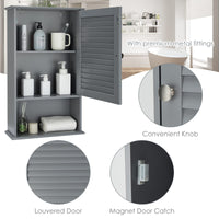 Giantex Bathroom Wall Cabinet, Large Capacity Storage Cupboard