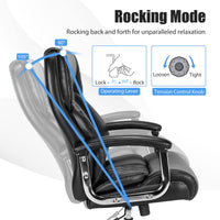 Height Adjustable Executive Office Chair - GiantexAU