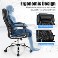 Height Adjustable Executive Office Chair - GiantexAU